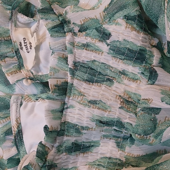 A-2 Entro top balloon sleeves size small - Picture 5 of 12